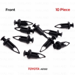 กิ๊บกันชนหน้า ขอบเล็ก 10 ตัว สีดำ สำหรับ Toyota AE100 AE101 EE100 Sedan